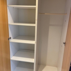 Erhvervsrengøring af skab