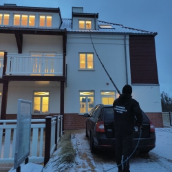 høj Vinduespudsning