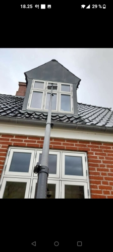 Vinduespudsning i Højde