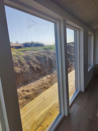 Vinduespudsning indvendigt