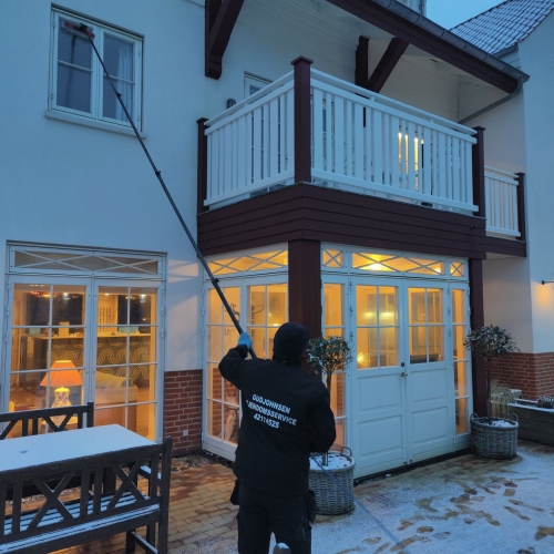 Vinduespudsning om vinteren