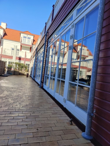 Vinduespudsning på gaden